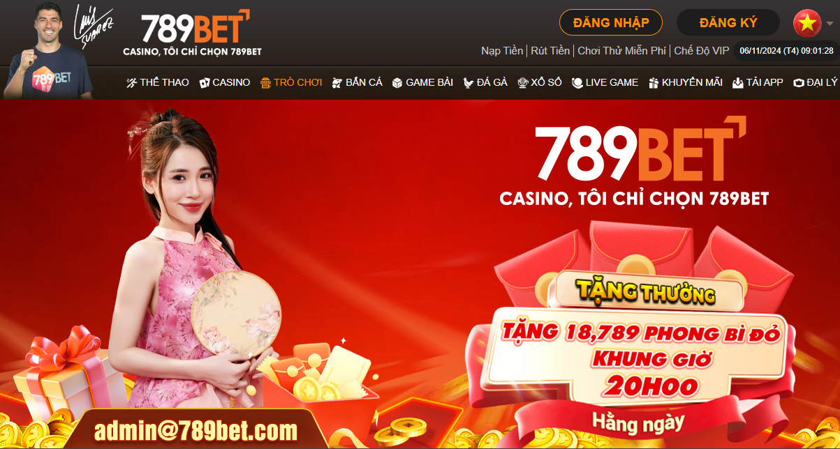 Đăng nhập 789Bet trên giao diện website