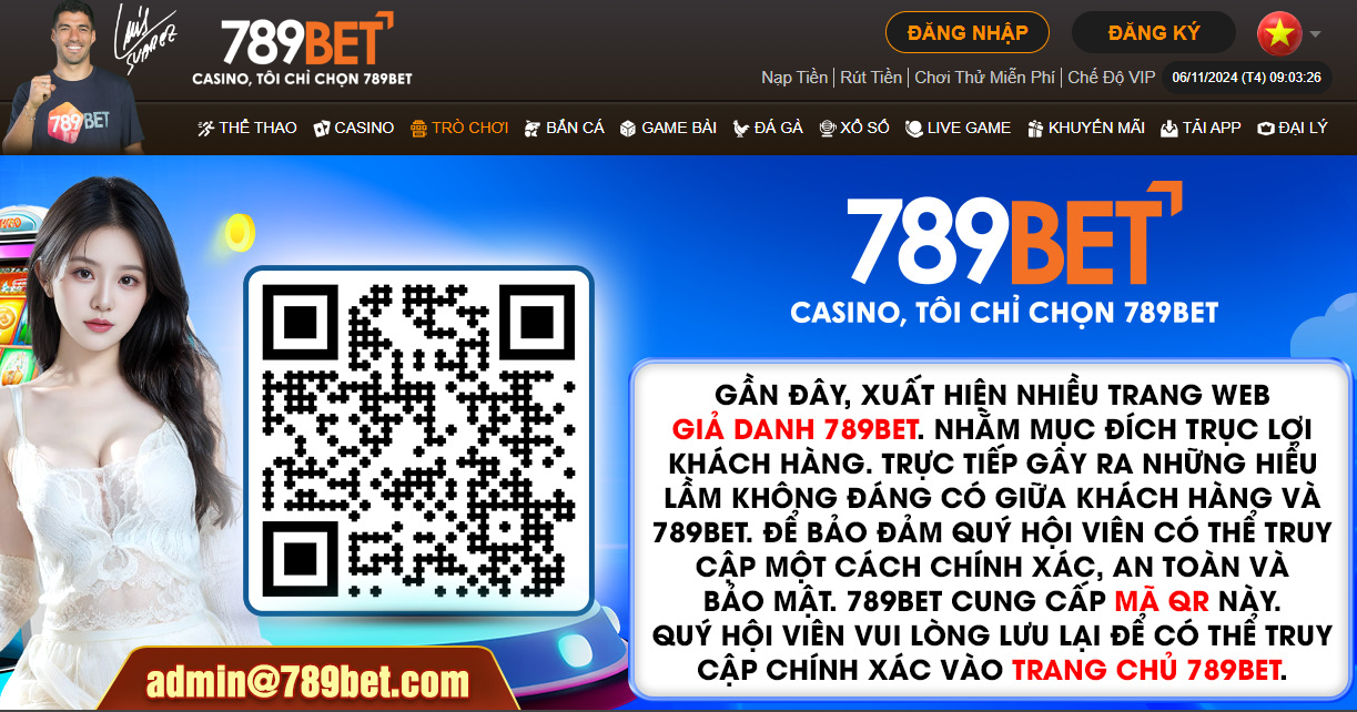 Giao diện đẹp mắt khi đăng nhập vào 789Bet